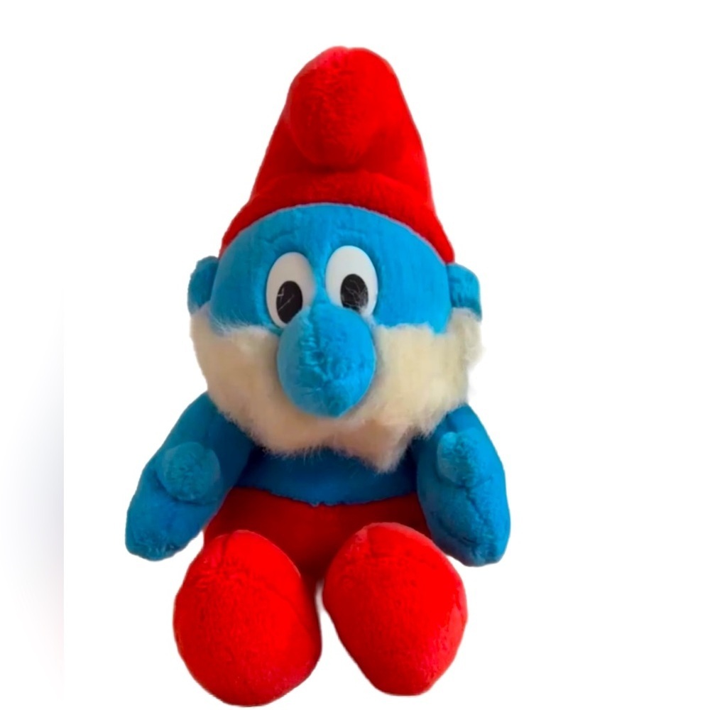 Vintage 1996 PEYO Papa Smurf The Smurfs Collector Figurine Character